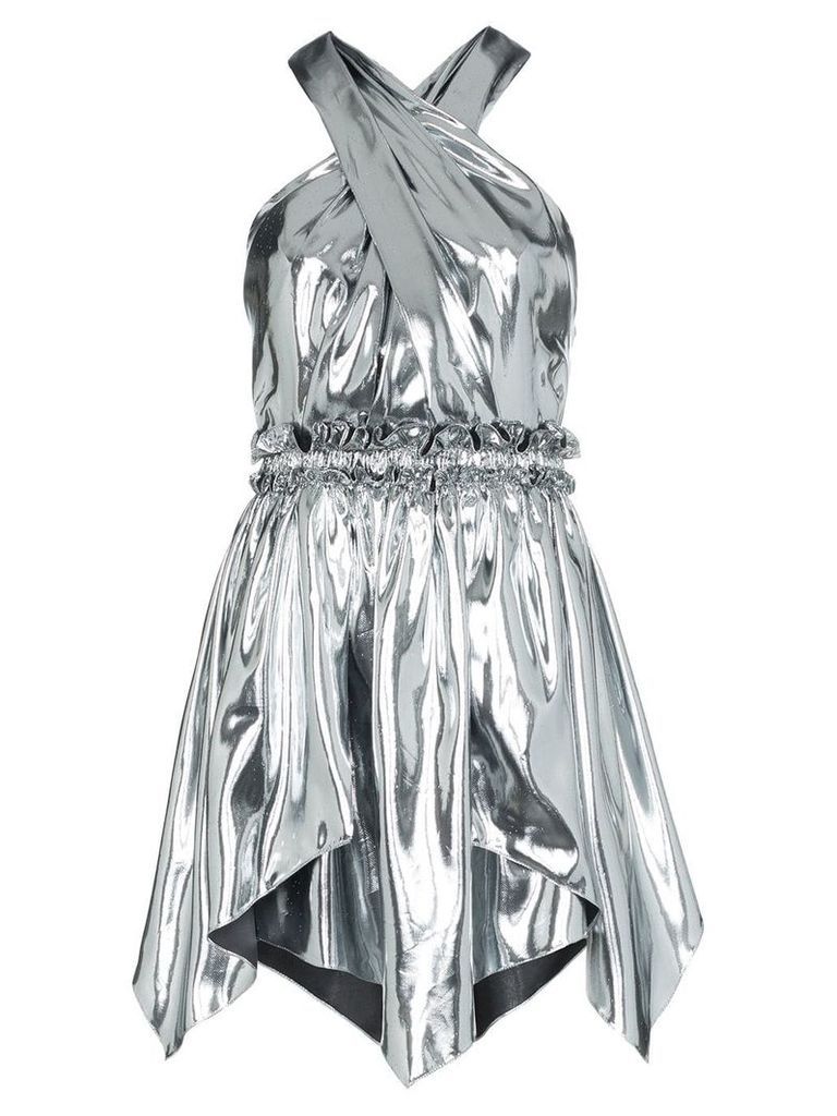 Isabel Marant Kary metallic mini-dress