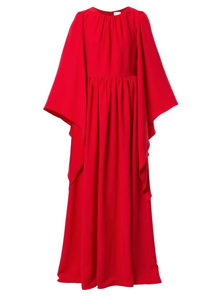 Ingie Paris draped caftan maxi dress - Red