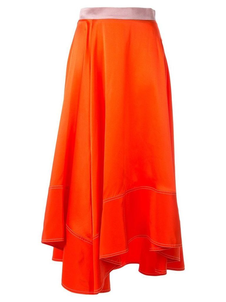 Roksanda Shona asymmetric skirt - ORANGE