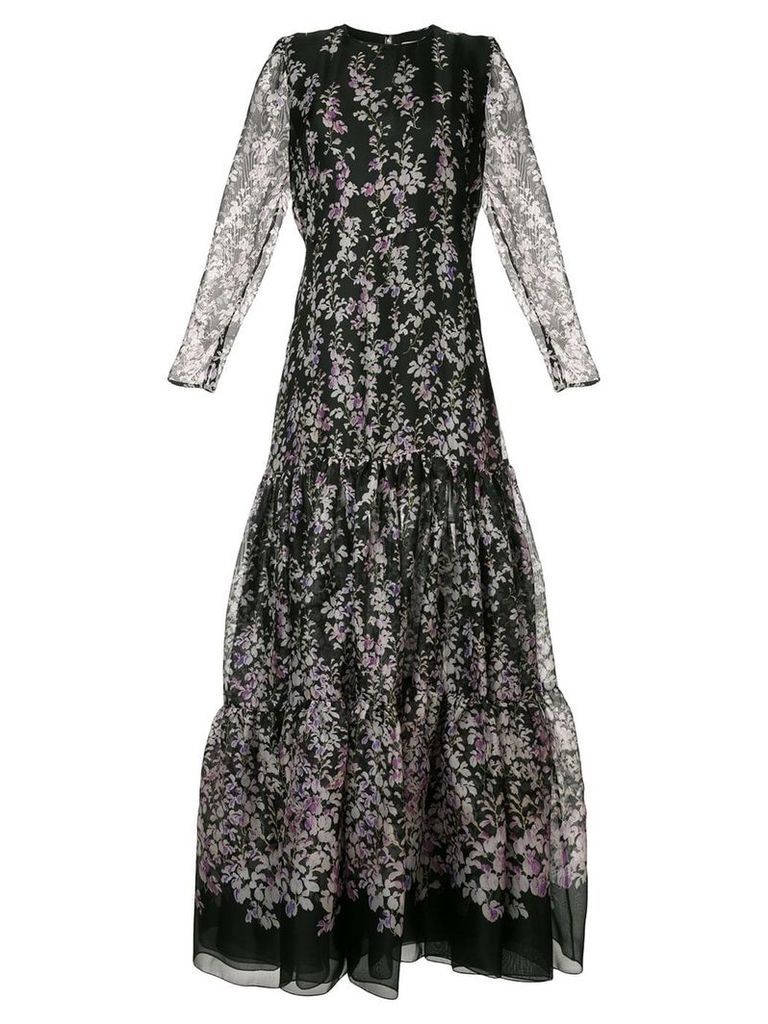 Ingie Paris floral print dress - Black
