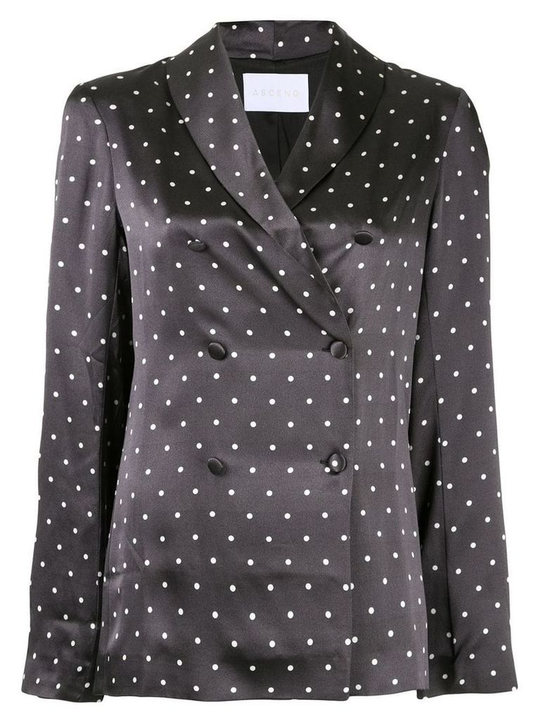 Asceno polka-dot print blouse - Black