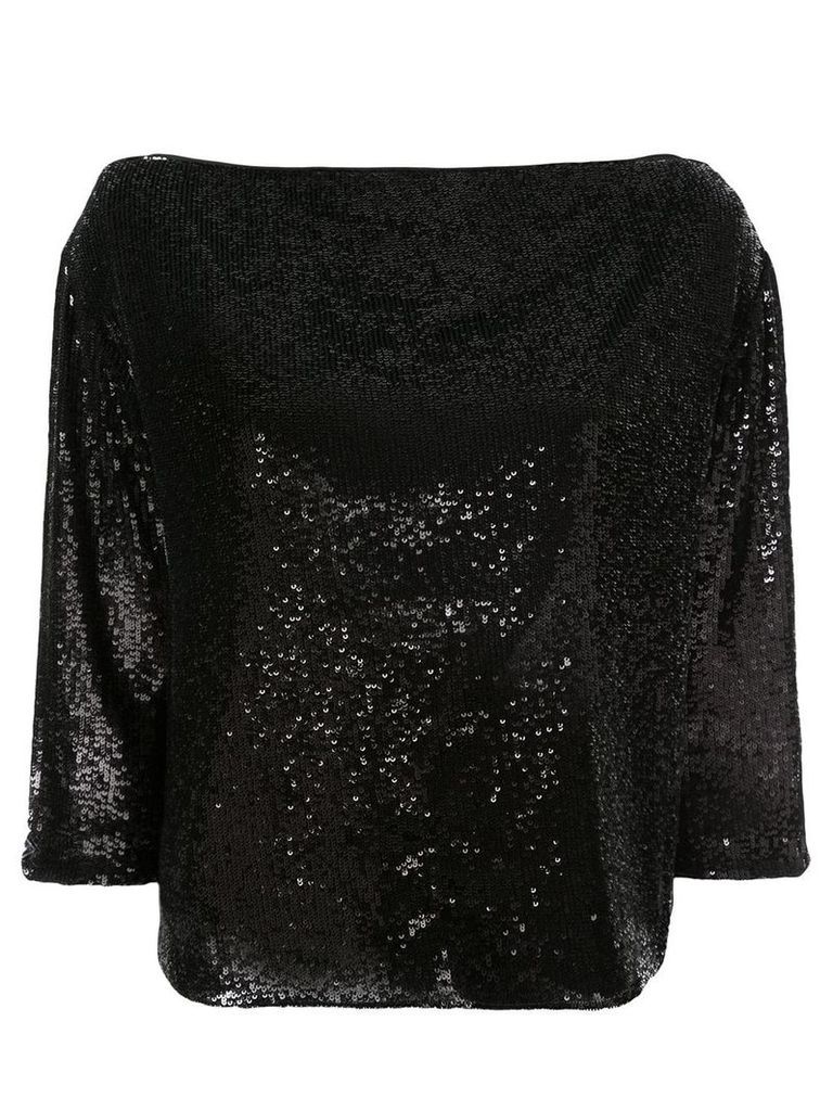 A.L.C. sequin embellished blouse - Black