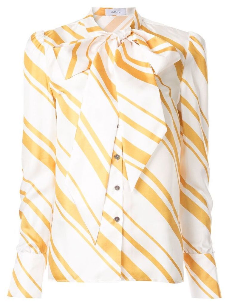 Racil striped print blouse - White