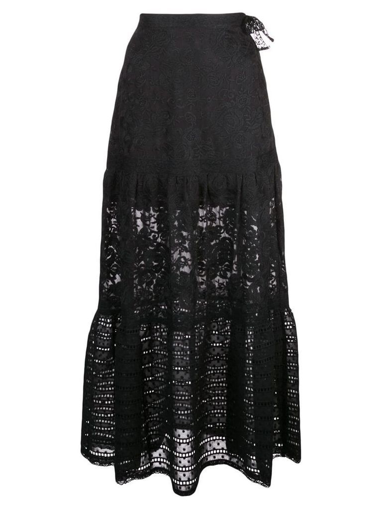 Cynthia Rowley Wicker Park lace skirt - Black