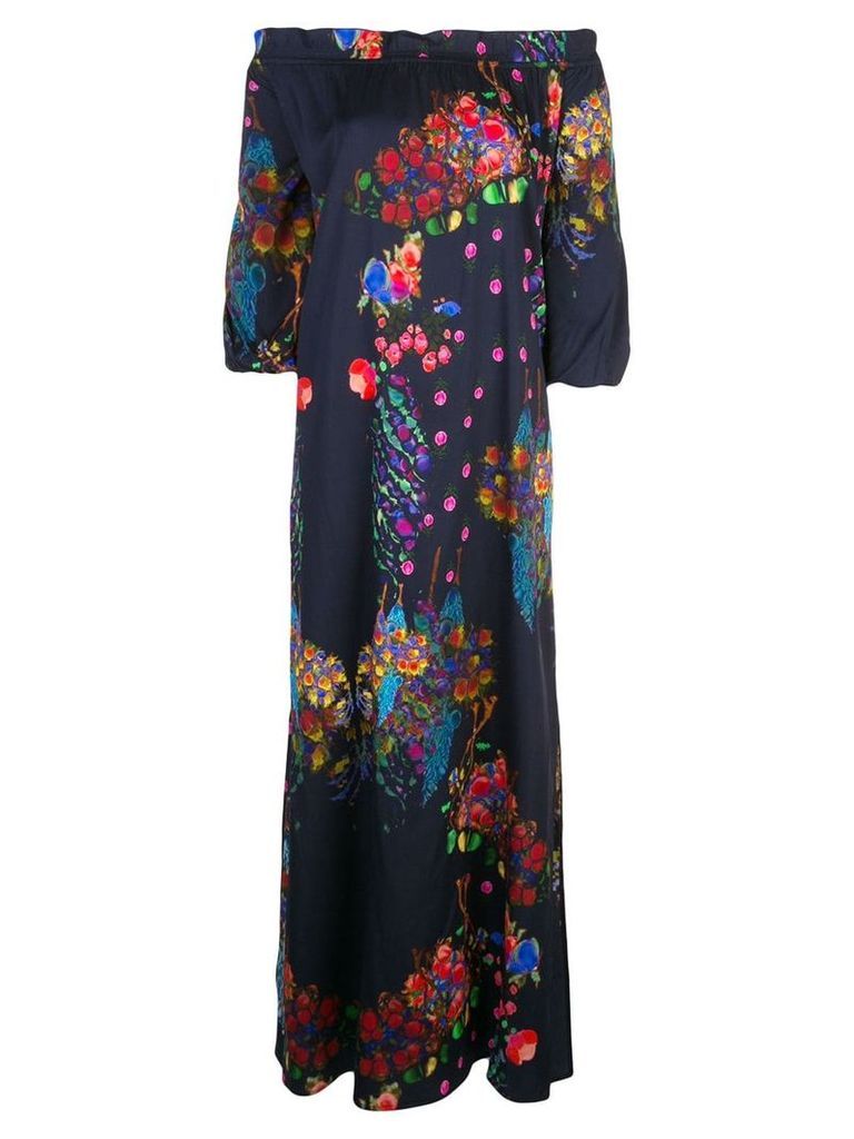 Cynthia Rowley Roseland off-the-shoulder dress - Multicolour