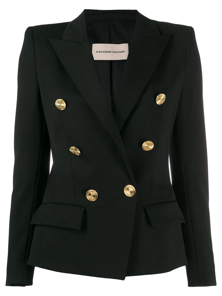 Alexandre Vauthier button embellished blazer - Black