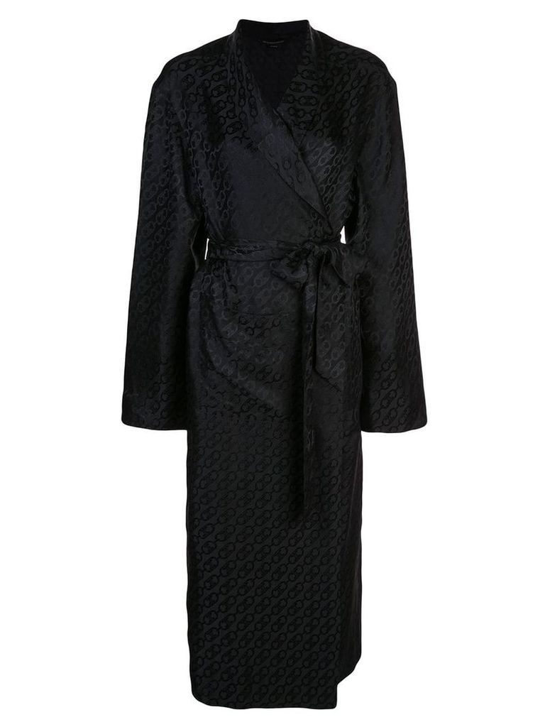 Kiki de Montparnasse logomania robe - Black