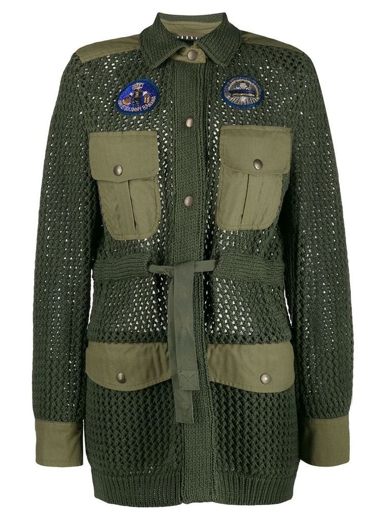 Mr & Mrs Italy knit military coat - Green