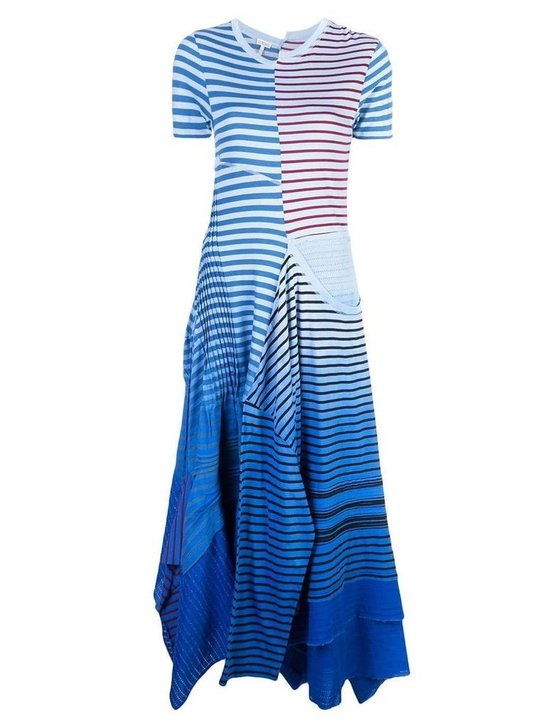 Loewe striped dress - Blue
