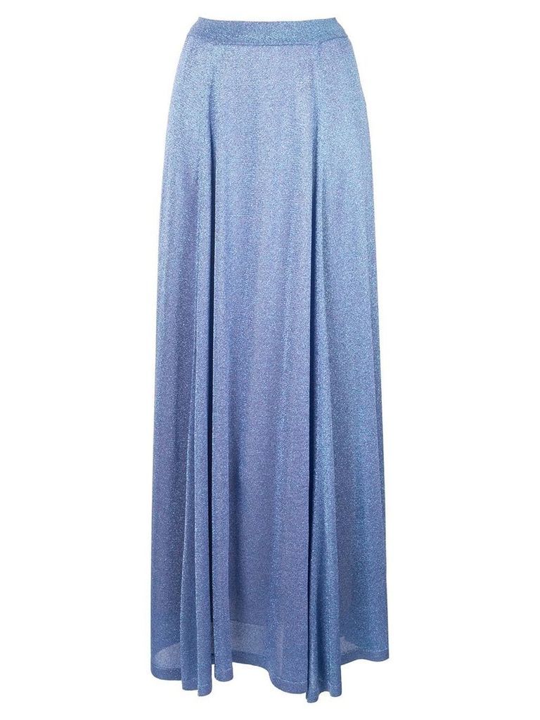 Missoni lamé full skirt - Blue