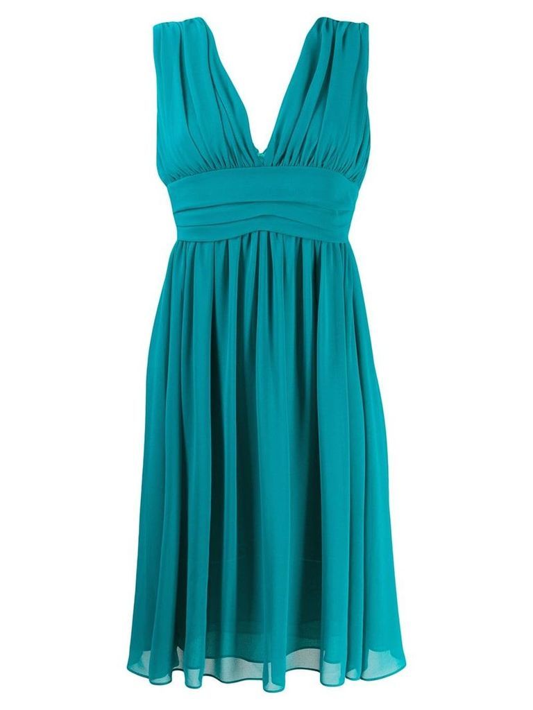 Blanca sweetheart ruched dress - Green