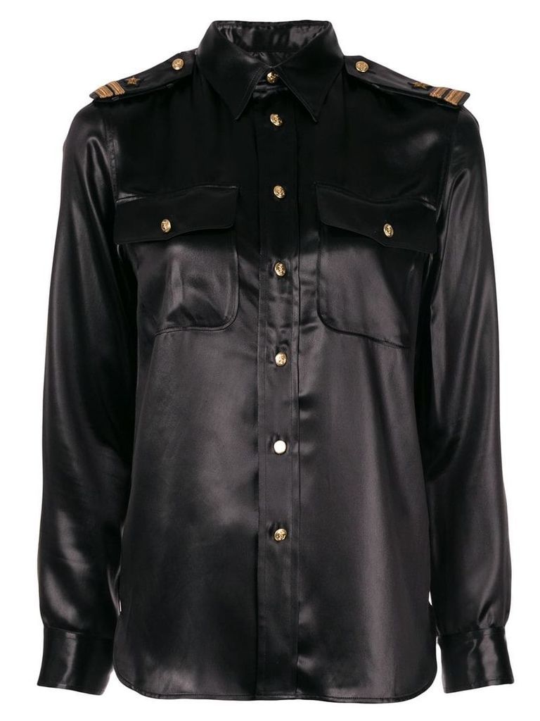 Ralph Lauren Collection high shine shirt - Black