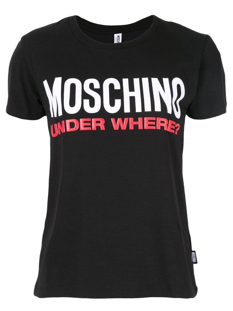 Moschino statement logo T-shirt - Black