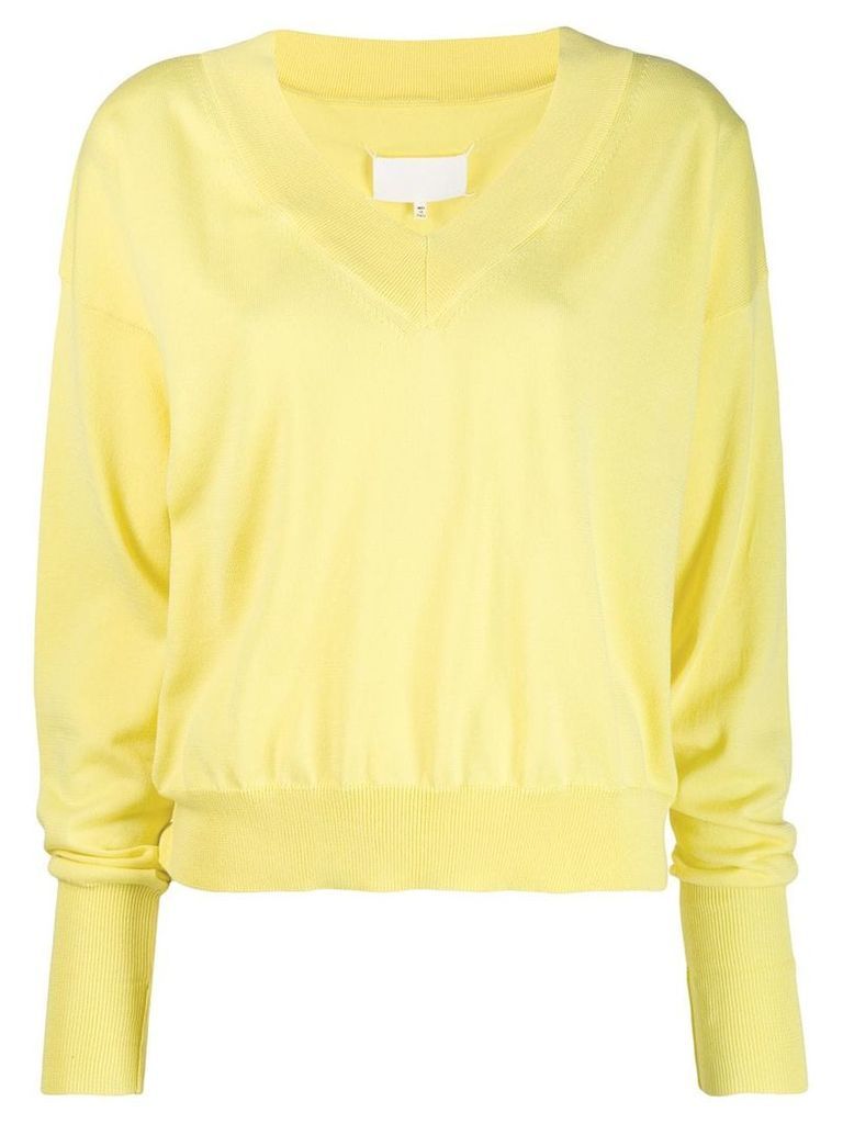 Maison Margiela relaxed-fit pullover - Yellow