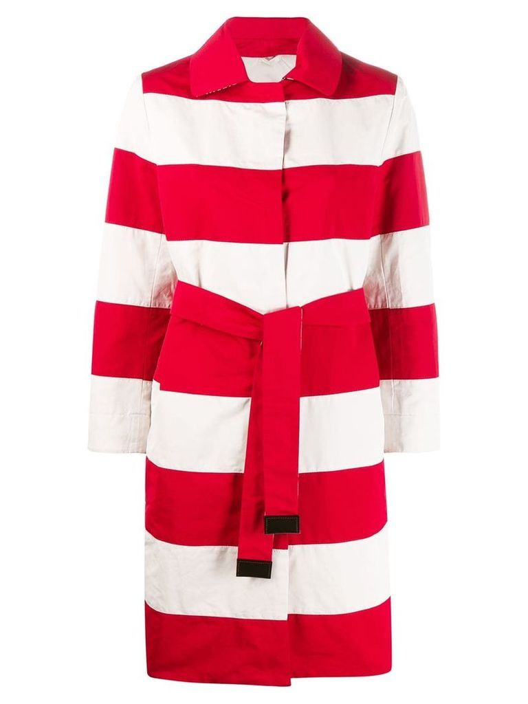 Max Mara bold striped coat - Neutrals