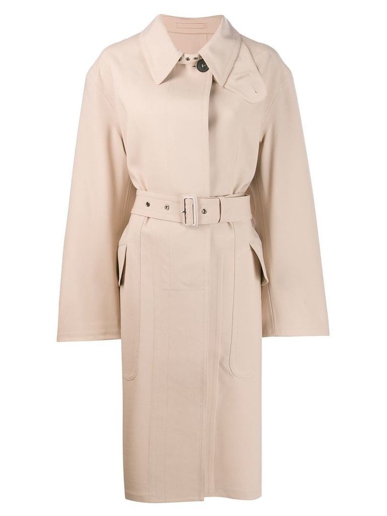 Tom Ford single-breasted trench coat - NEUTRALS