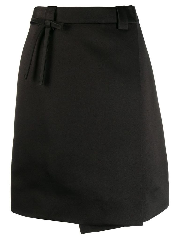 Prada A-line gabardine skirt - Black