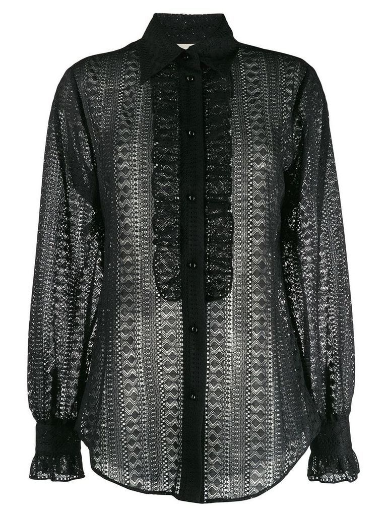 Gucci lace shirt - Black