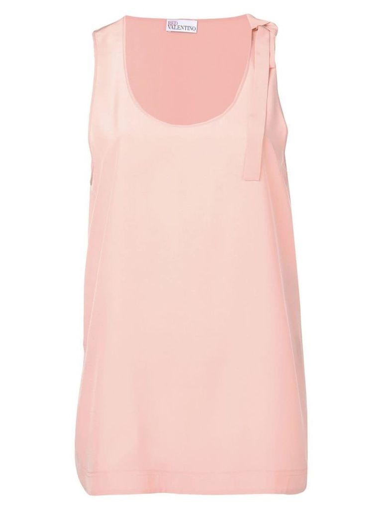 RedValentino loose fit tank top - NEUTRALS