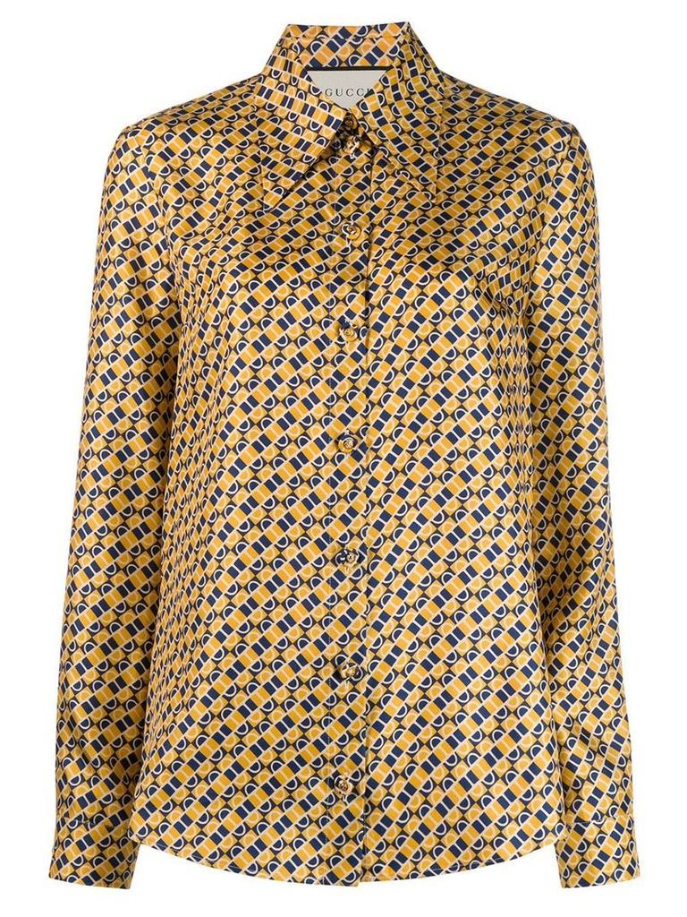 Gucci printed blouse - Yellow