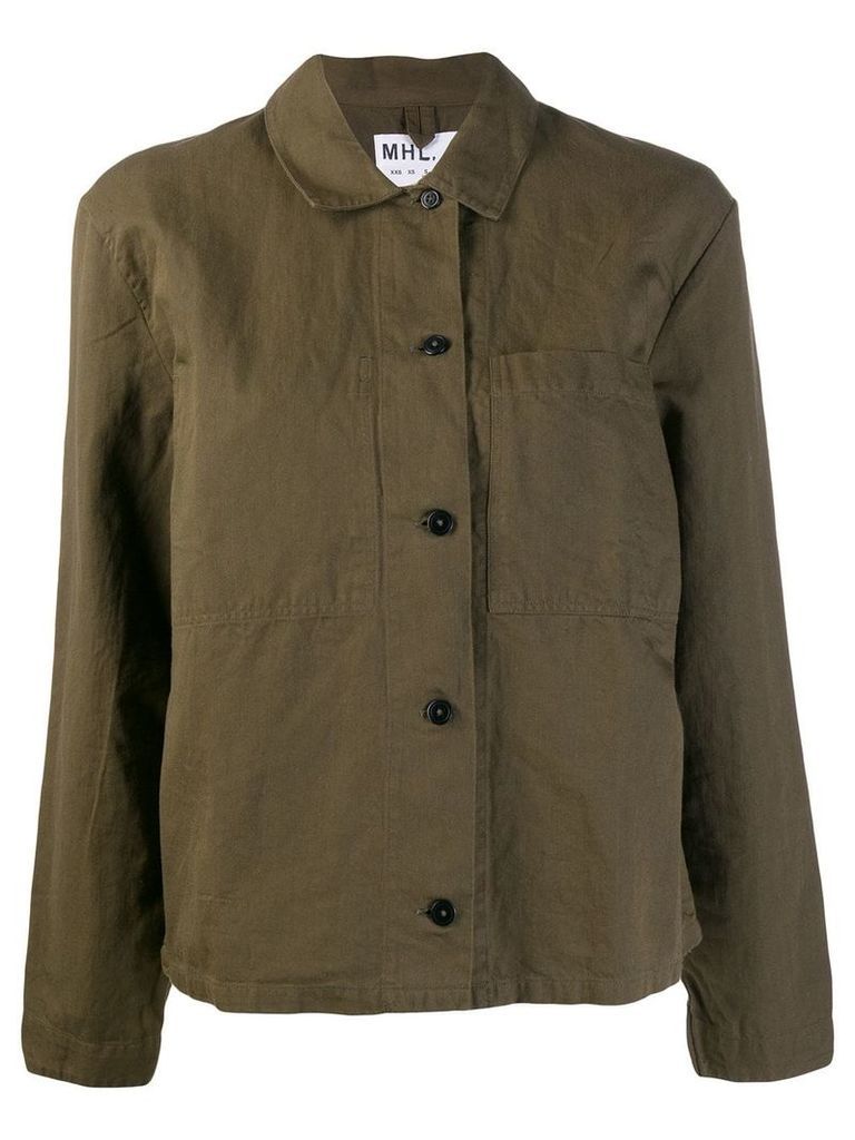 Margaret Howell military shirt jacket - Green