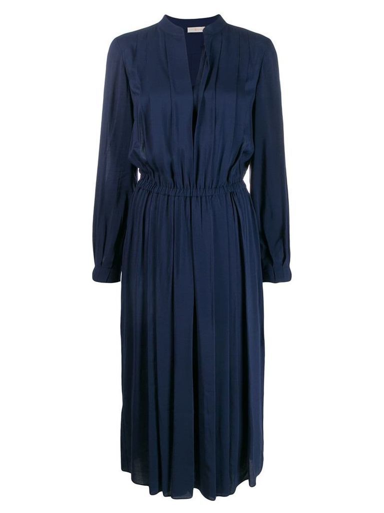 Tory Burch pleated tunic dress - Blue