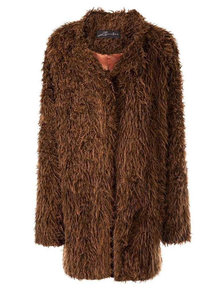 Zambesi Socialite faux fur coat - Brown