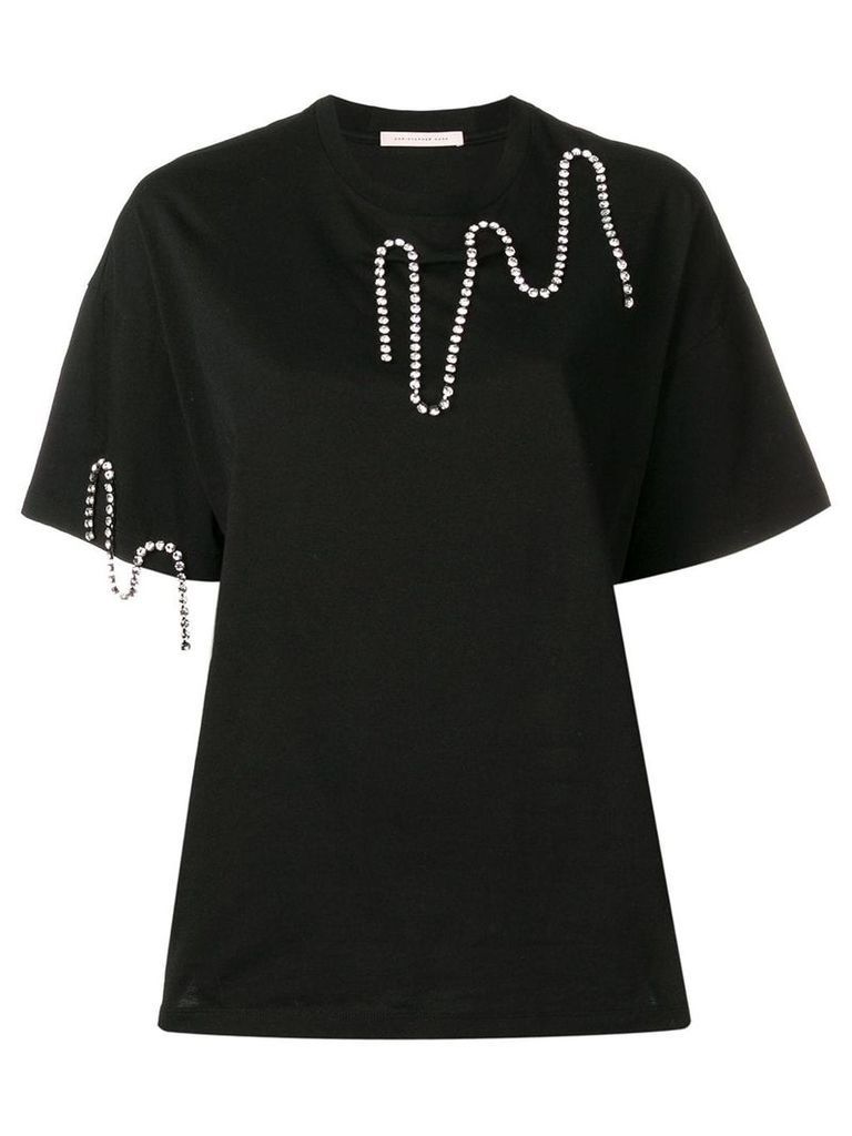 Christopher Kane squiggle cupchain t-shirt - Black