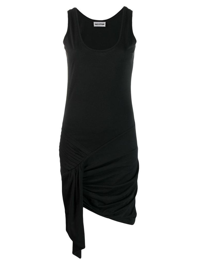 Each X Other ruched mini dress - Black