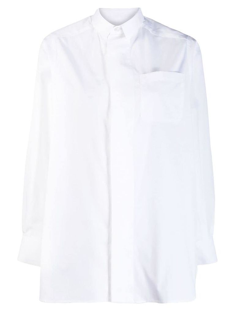 Each X Other chest pocket shirt - White