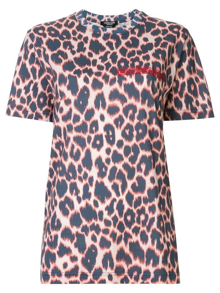 Calvin Klein 205W39nyc leopard print T-shirt - Multicolour