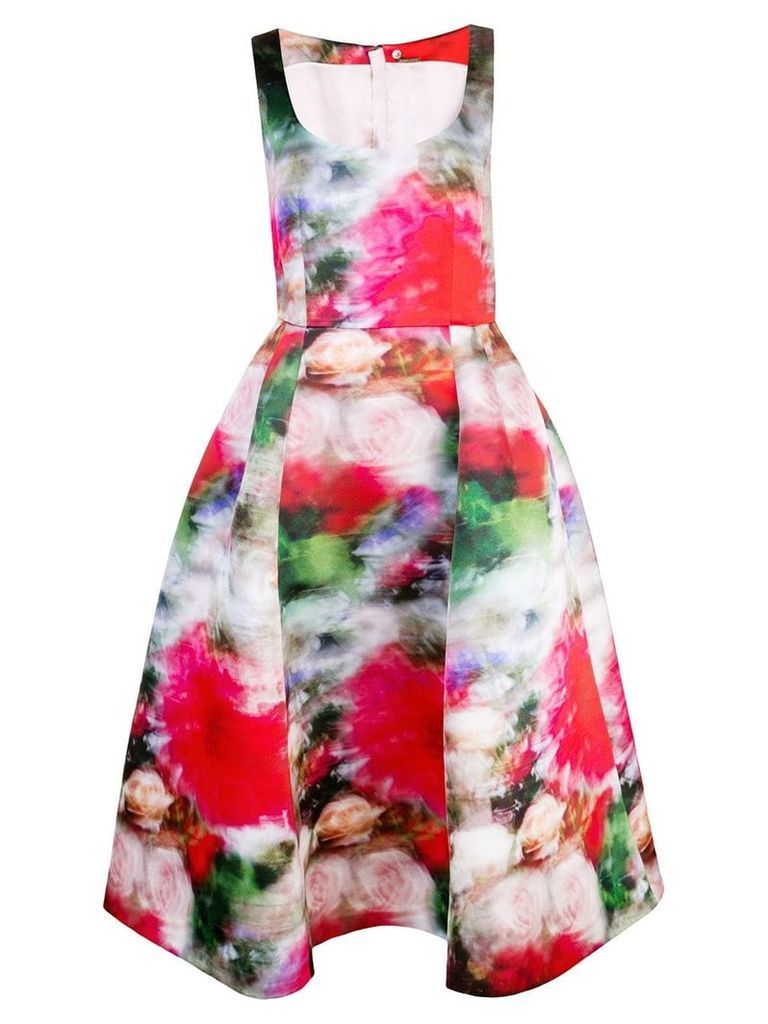 Adam Lippes flared floral print dress - Multicolour