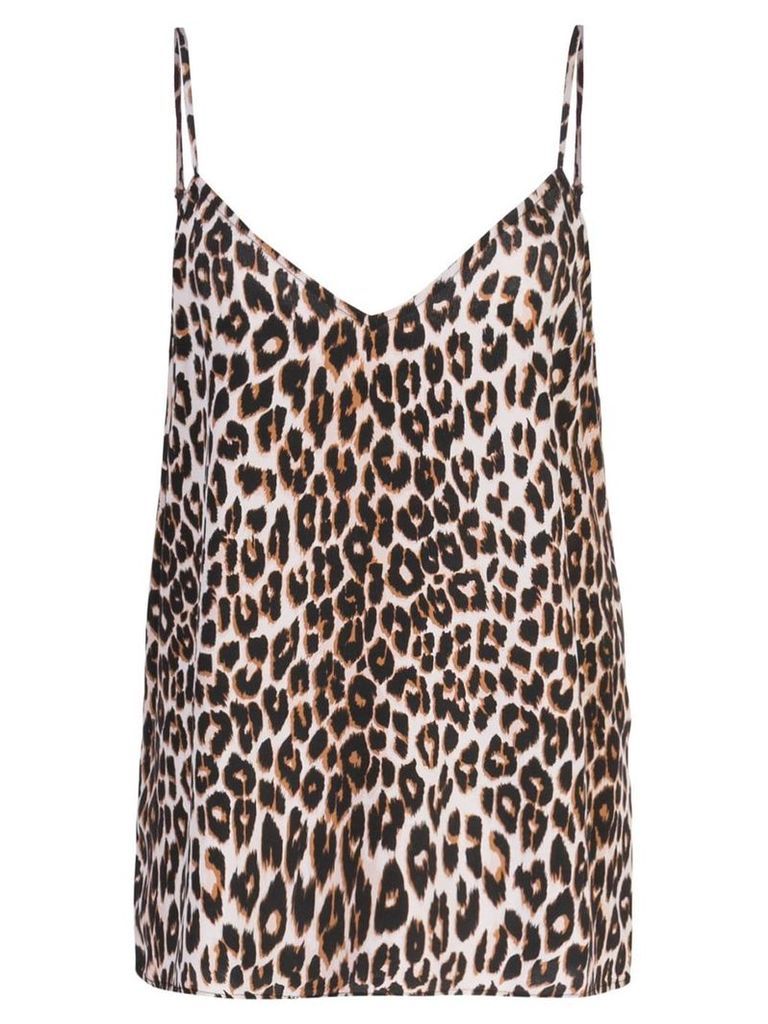 Equipment leopard print camisole top - Brown