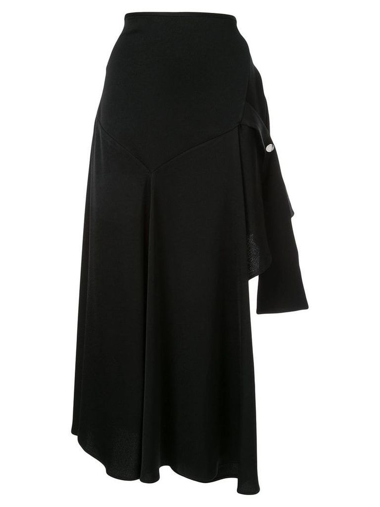 Ellery Faintest Sound draped skirt - Black