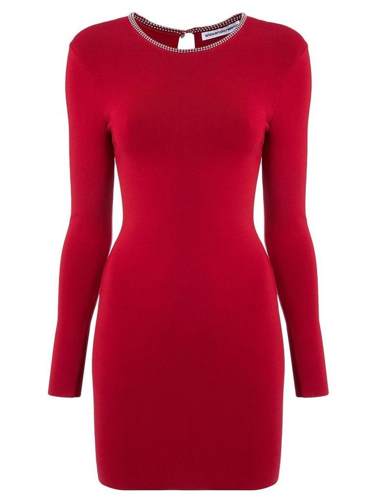 Alexander Wang fitted mini dress - Red