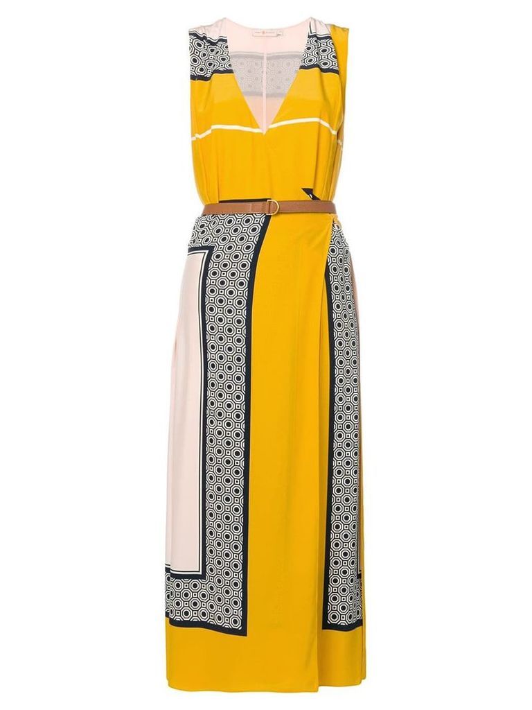 Tory Burch panel print dress - Multicolour
