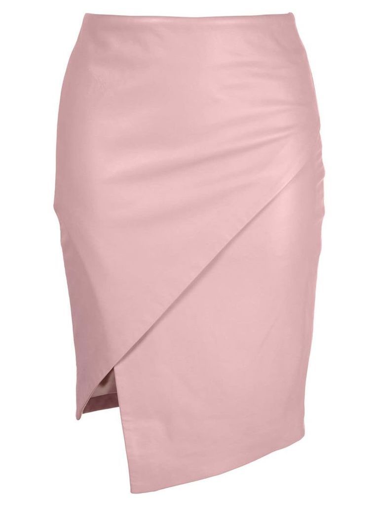 Michelle Mason wrap skirt - Neutrals