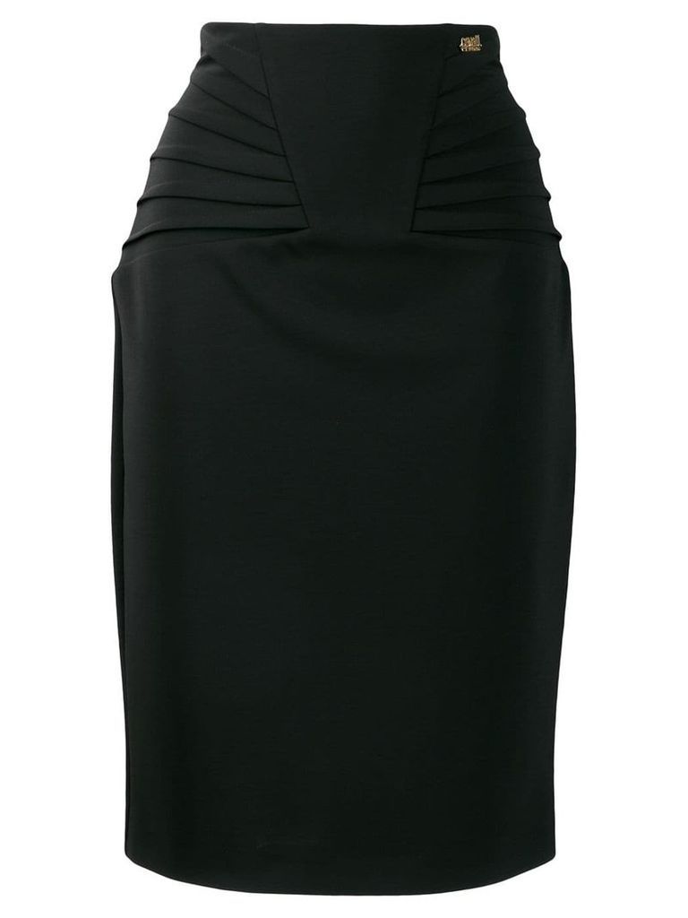 Cavalli Class fitted midi skirt - Black