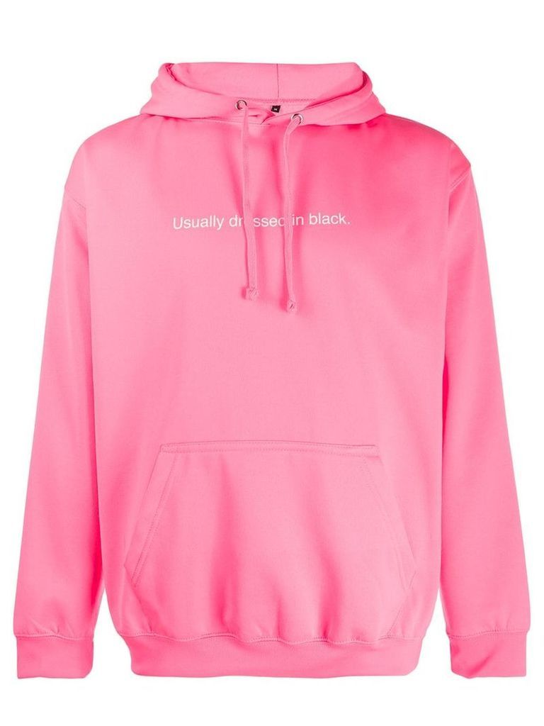 F.A.M.T. logo hoodie - Pink