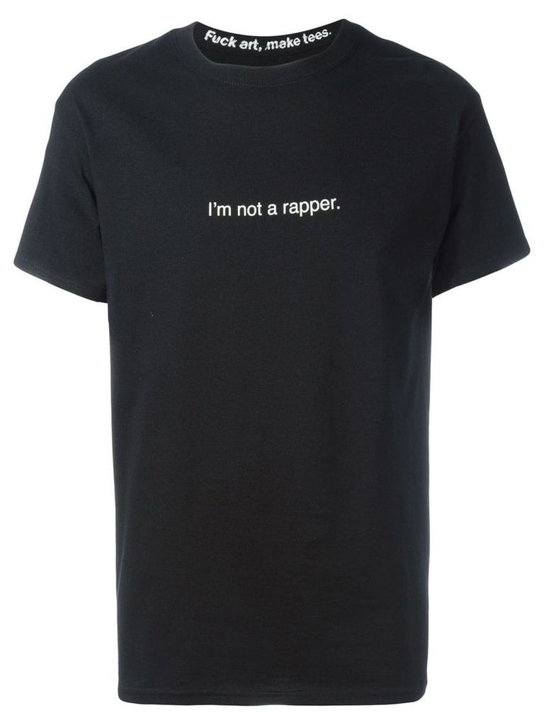 F.A.M.T. 'I'm not a rapper' T-shirt - Black