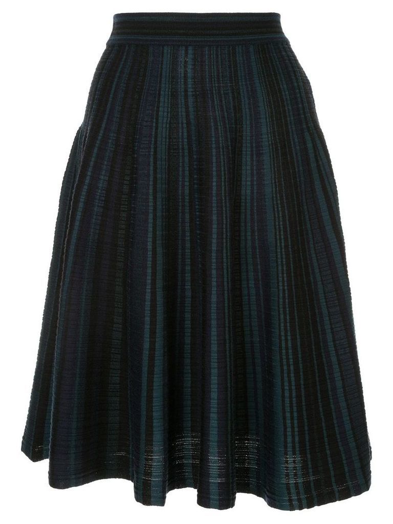 Nina Ricci striped midi skirt - Blue