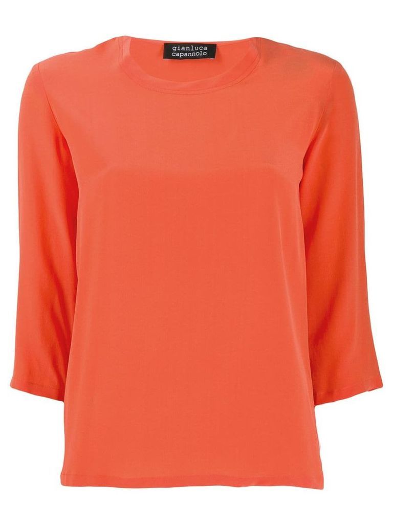 Gianluca Capannolo 3/4 sleeve blouse - Orange