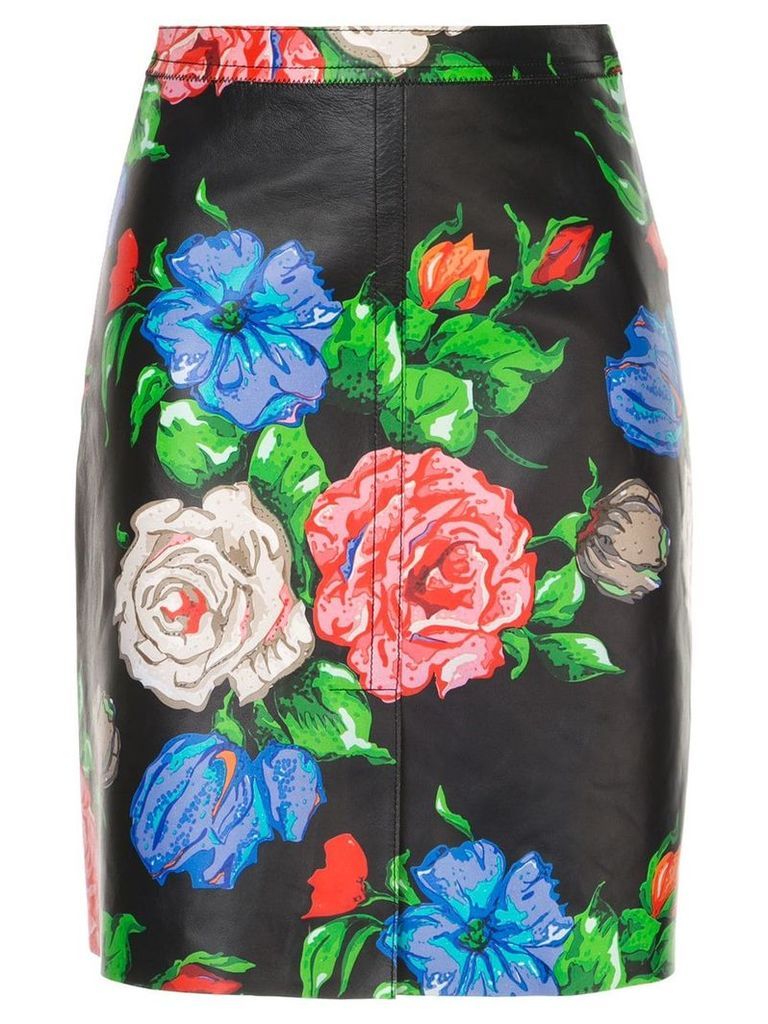 Nina Ricci floral midi skirt - Multicolour