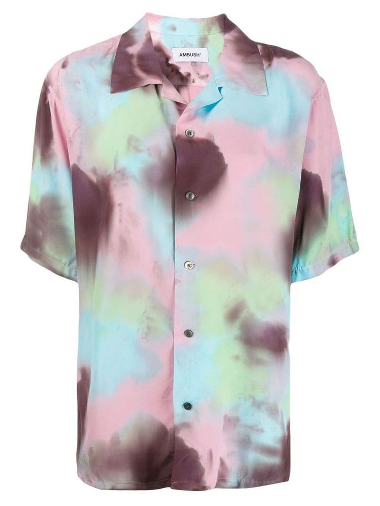 AMBUSH tie-dye print shirt - PINK