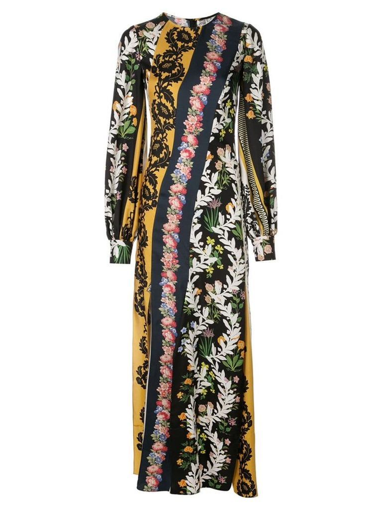 Oscar de la Renta floral print maxi dress - Multicolour