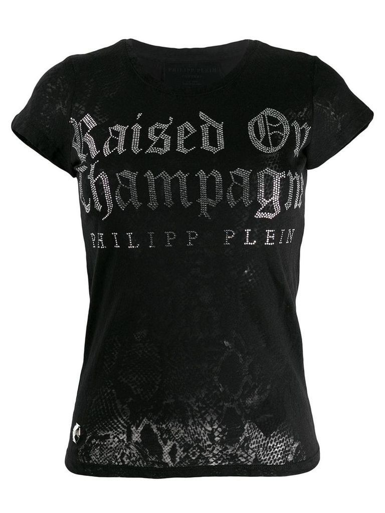 Philipp Plein gothic print T-shirt - Black