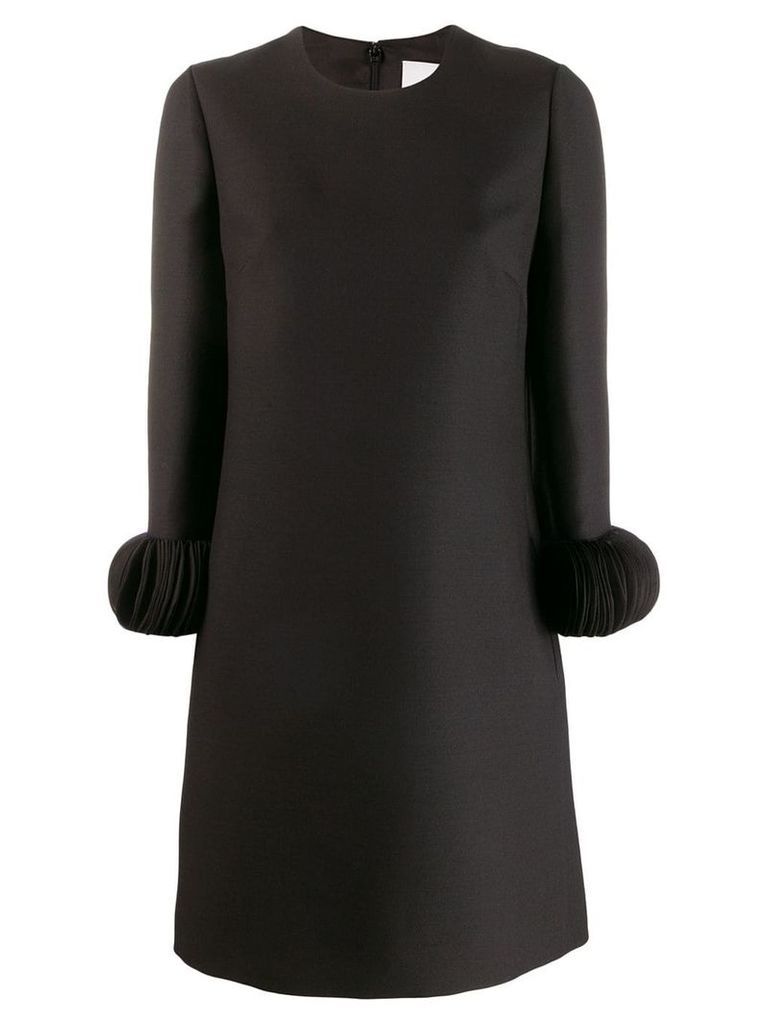 Valentino ornamental sleeve dress - 0no BLACK