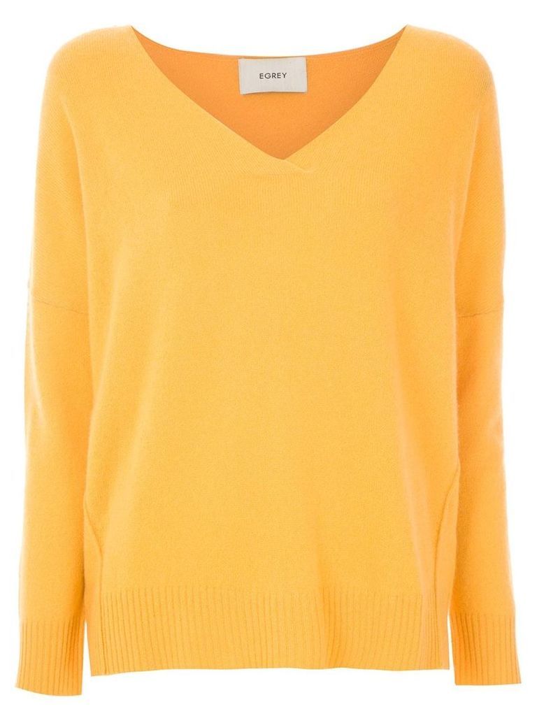 Egrey cashmere sweater - Yellow