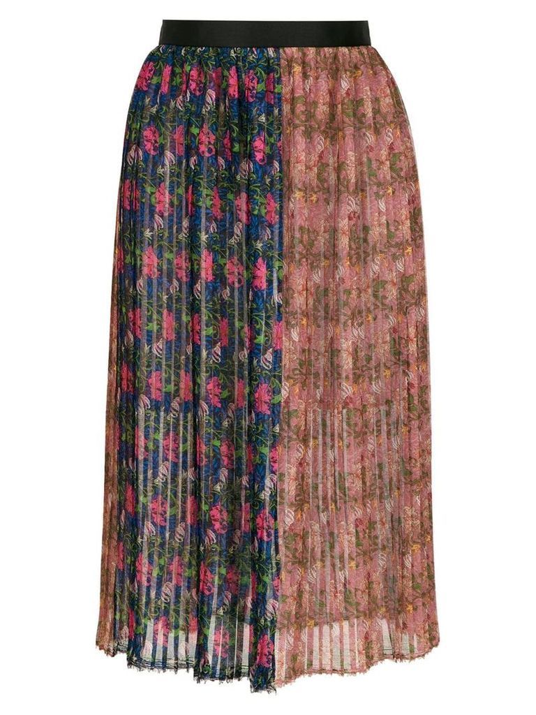 À La Garçonne pleated printed skirt - Multicolour