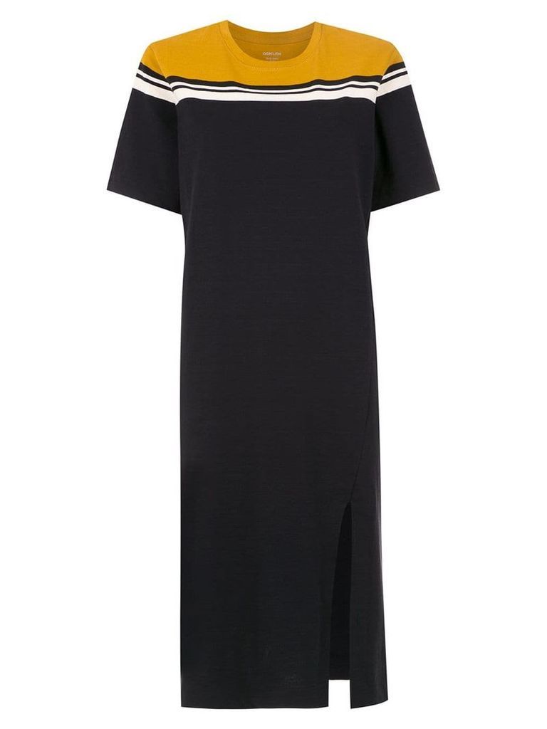 Osklen color block dress - Black